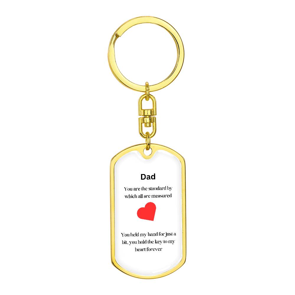 Dad Personalized Keychain