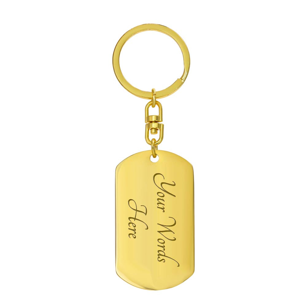 Dad Personalized Keychain