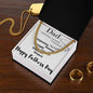 Fathers Day Cuban Link from son