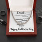 Fathers Day Cuban Link from son