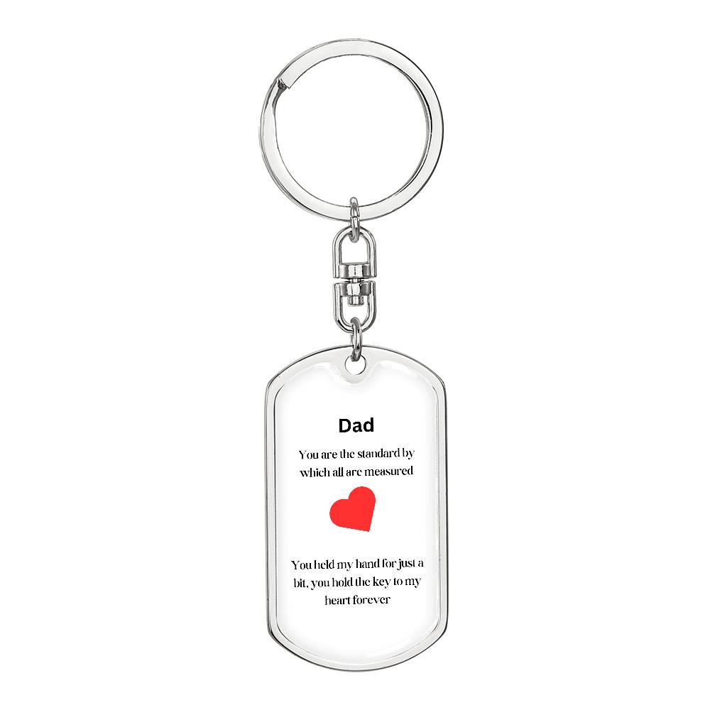 Dad Personalized Keychain