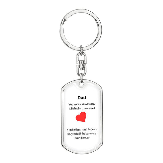 Dad Personalized Keychain