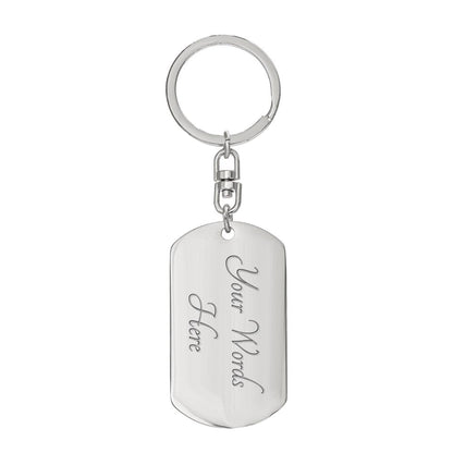 Dad Personalized Keychain