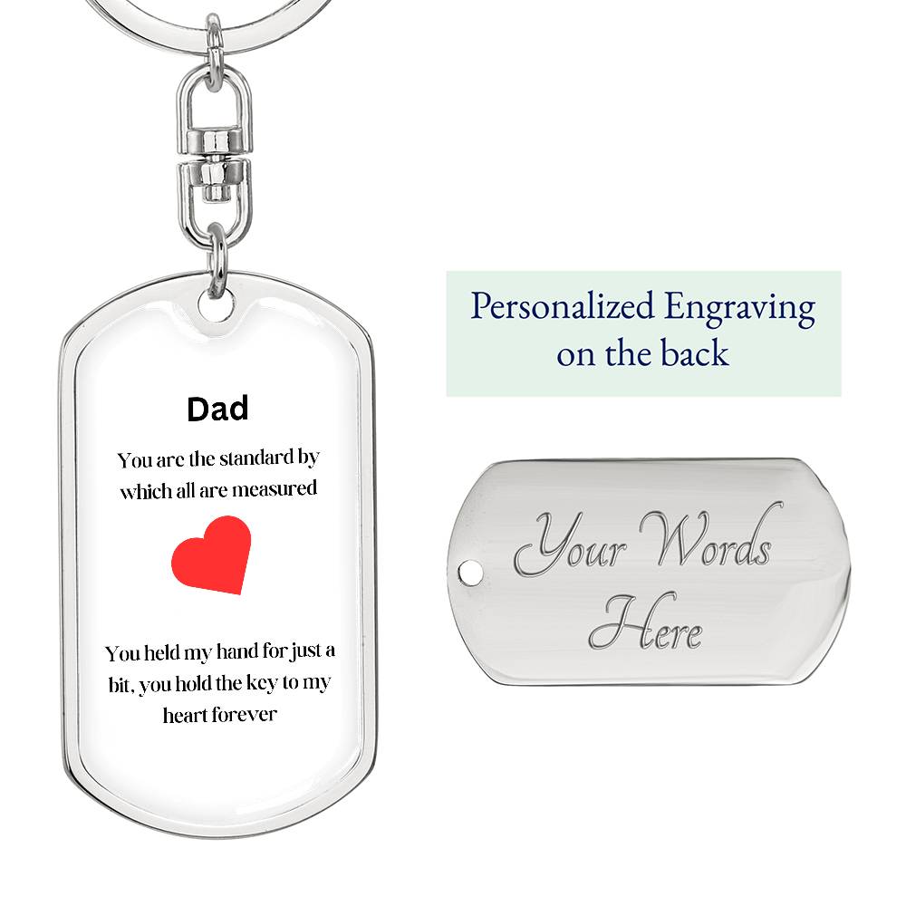 Dad Personalized Keychain