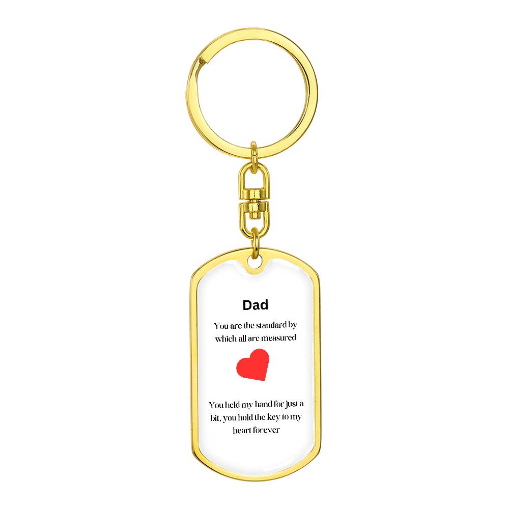 Dad Personalized Keychain