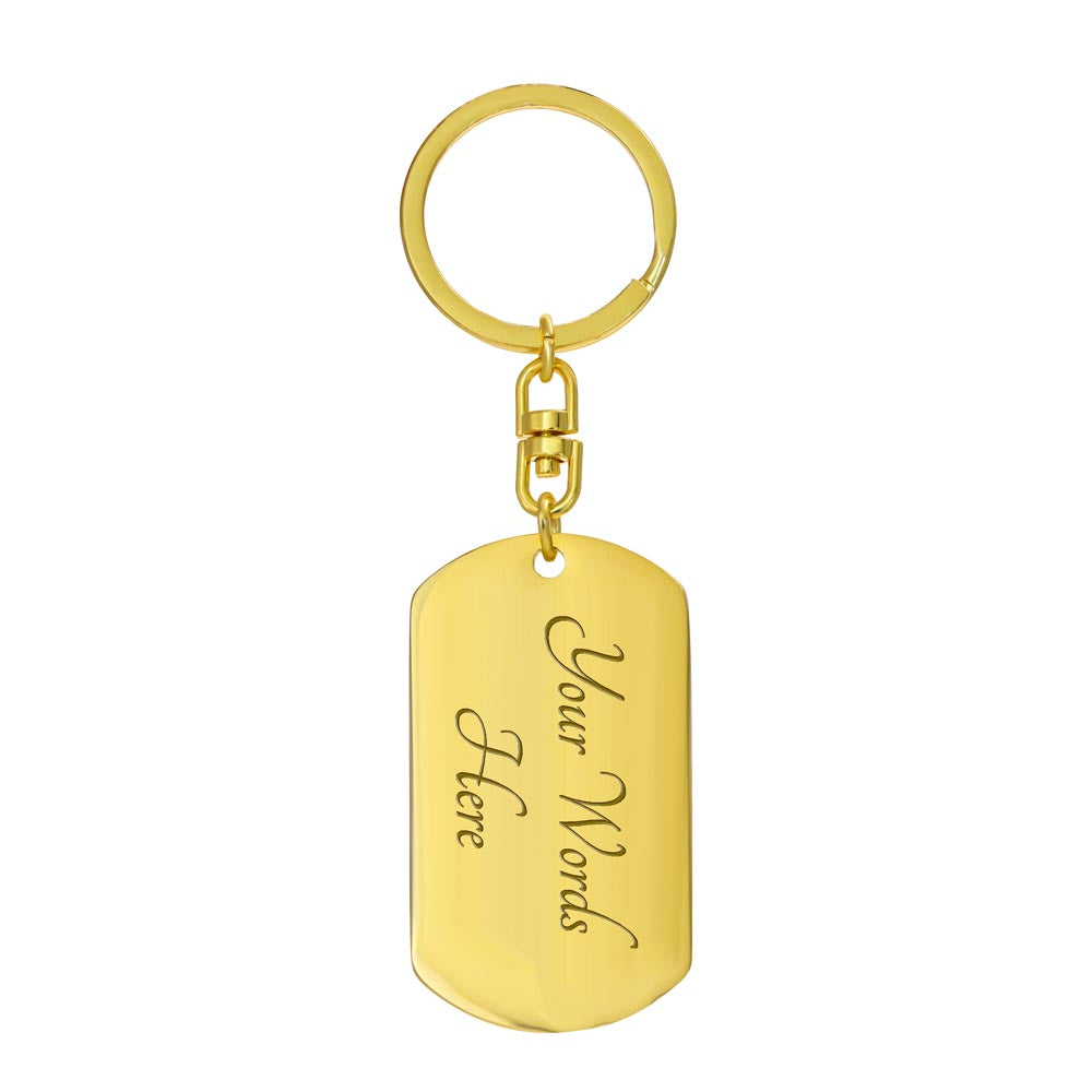 Dad Personalized Keychain