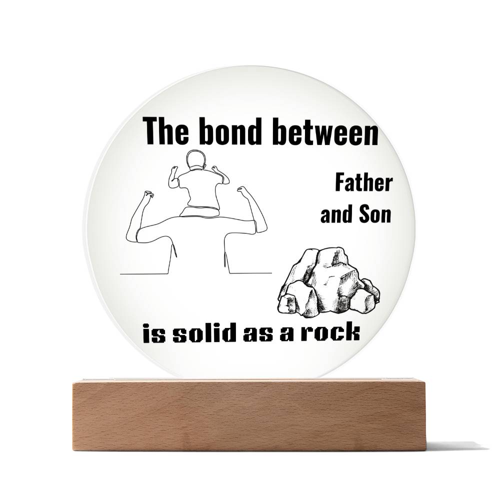 Father and Son Plaque