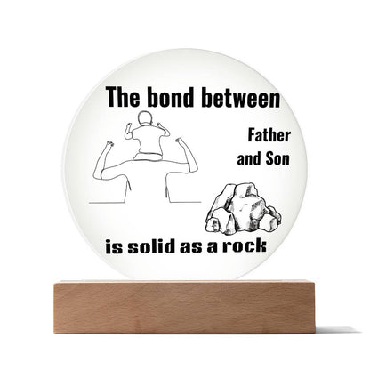 Father and Son Plaque