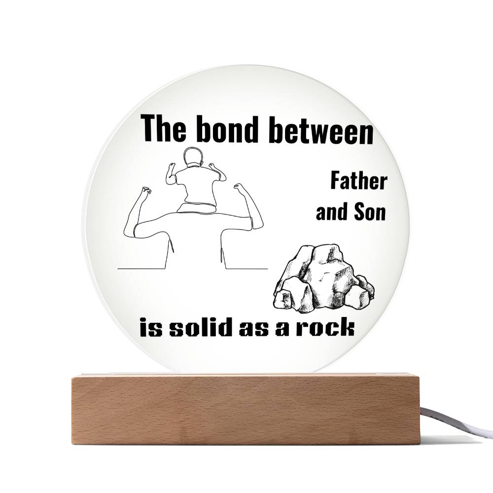 Father and Son Plaque